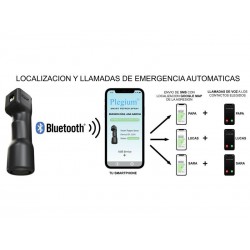Spray Defensa Plegium Luz Alarma Bluetooth