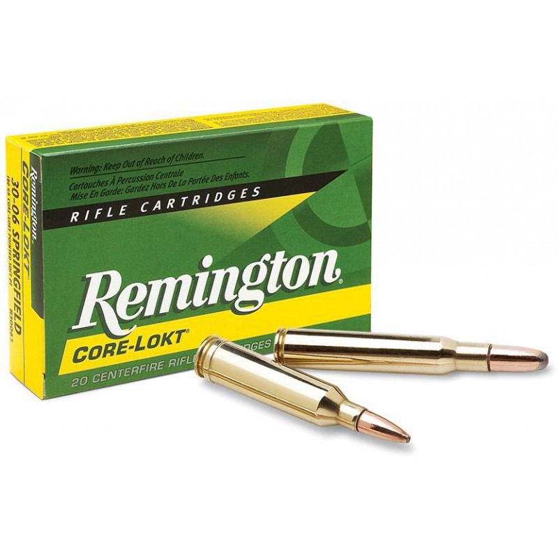 Munición Remington 30-06 Spr. 180g. Core Lokt