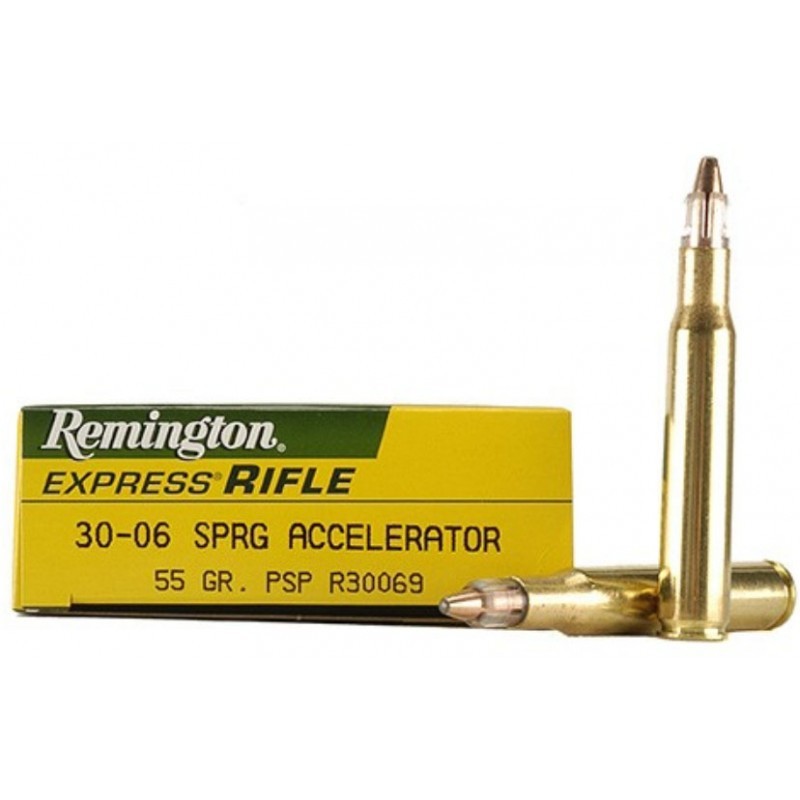 Munición Remington 30-06 Spr 55g. Accelerator
