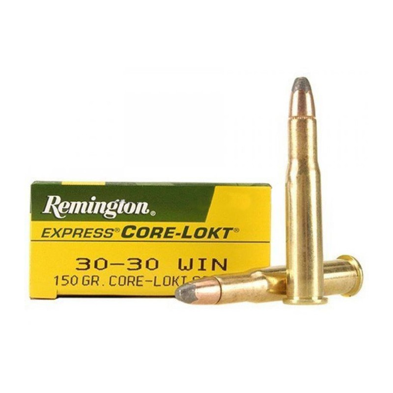 Munición Remington 30-30 Win 150g. Core Lokt