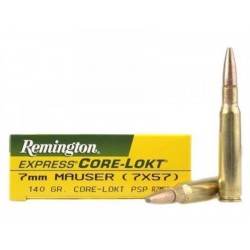 Munición Remington 7x57 Mauser Core Lokt