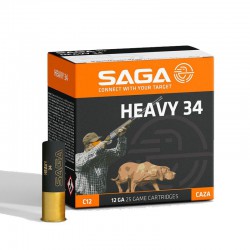 Cartucho SAGA 12 Heavy 34 gr 7