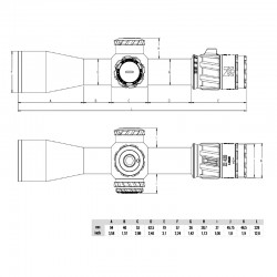 Visor de caza Zero Compromise 4-20x50 ZC420 ideal para rececho.