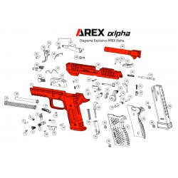 Repuesto Pistola Arex Alpha